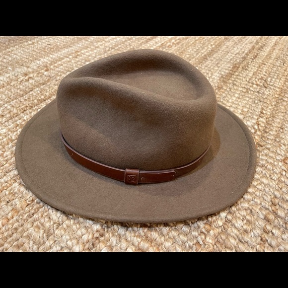 BRIXTON Messer Felt Flat Brim Hat - Picture 4 of 8